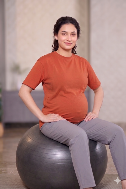 The Everyday Ease Nursing Top - Rust