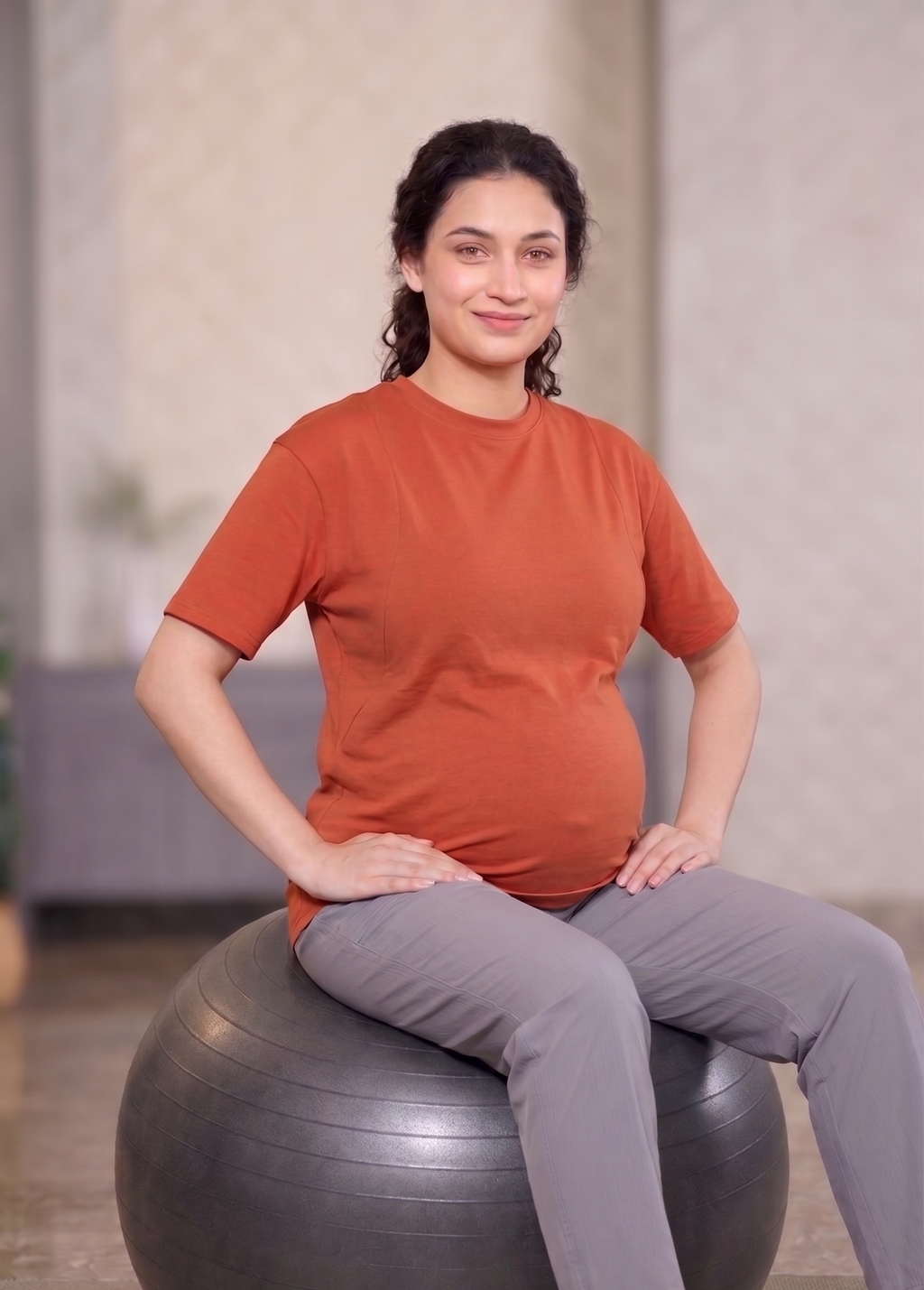 The Everyday Ease Nursing Top - Rust