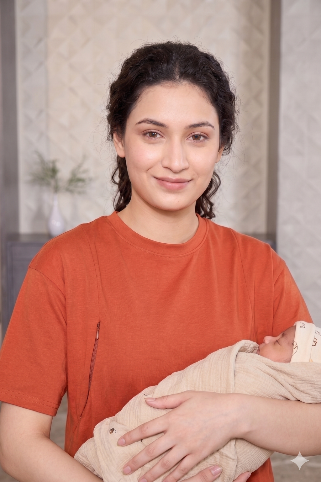 The Everyday Ease Nursing Top - Rust