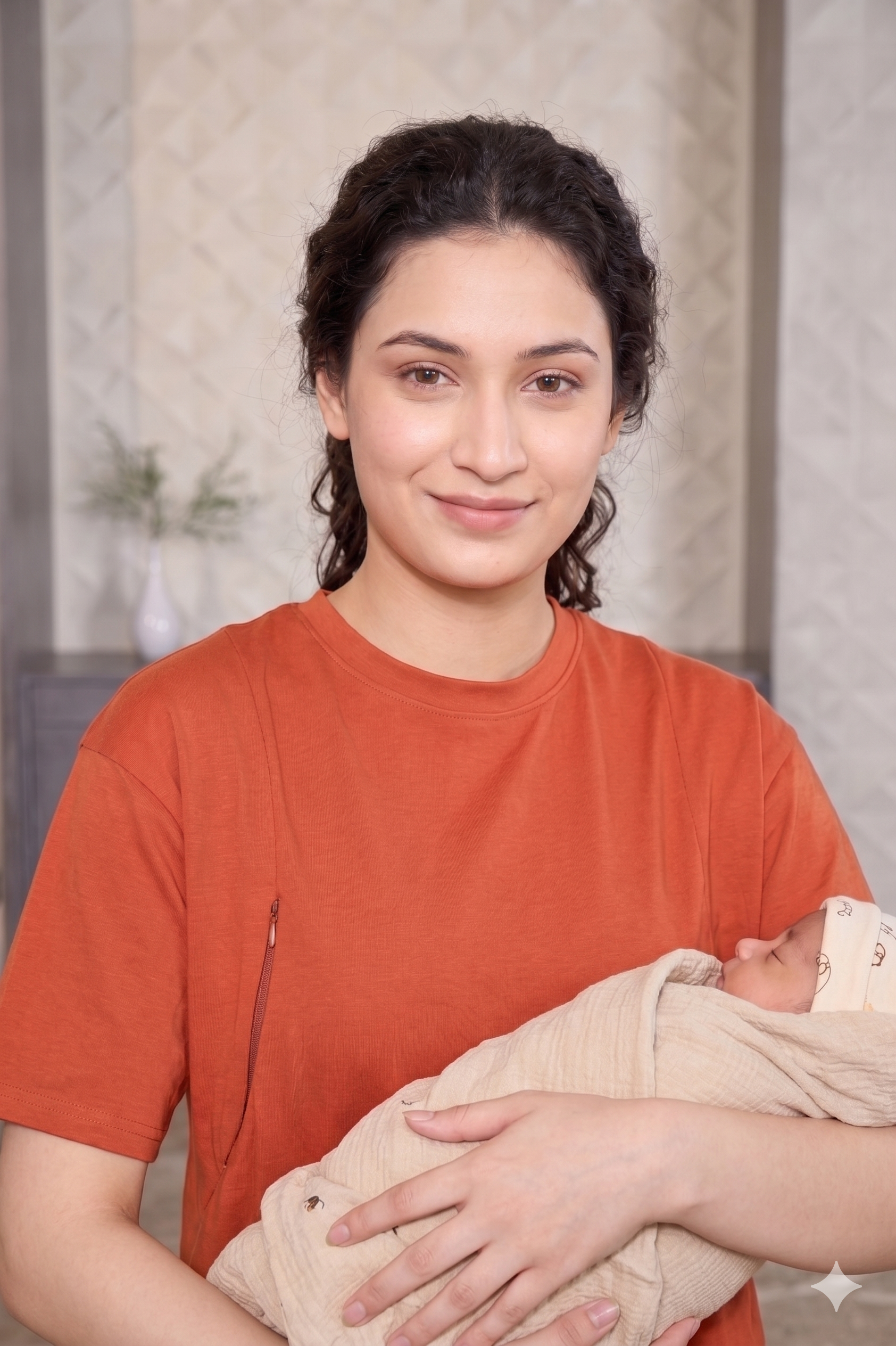 The Everyday Ease Nursing Top - Rust