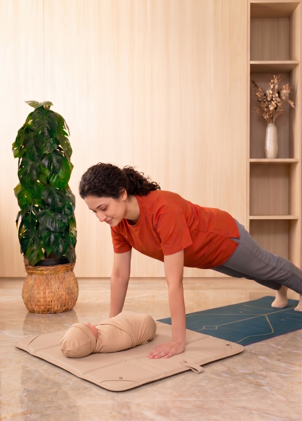 The Everyday Ease Nursing Top - Rust