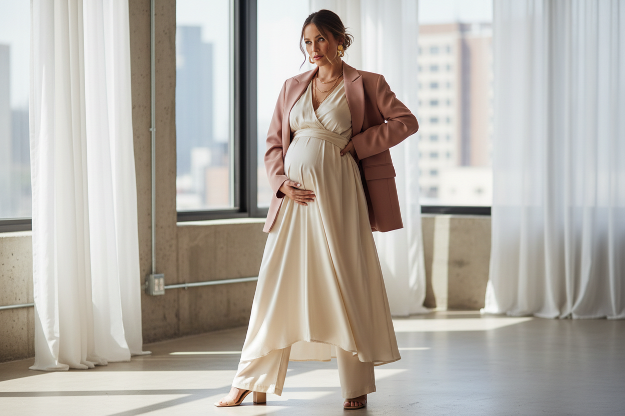 PREGNANT WOMAN IN FASHION